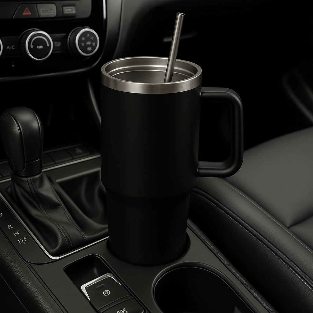The Everyday Tumbler | 1200 ML | Insulated, Matte Finish + Custom Engraving | Free Leakproof Kit! Frost White