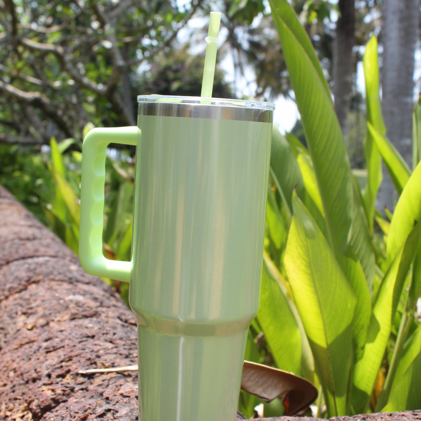 The Sparkler | 1200ML | Insulated + Personalized Engraving | Free Leakproof Kit! Light Green