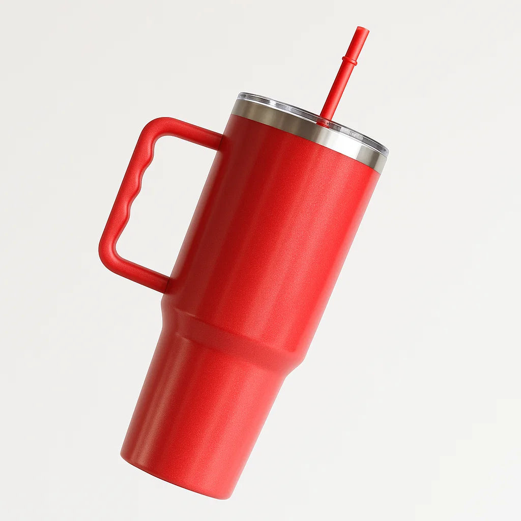 The Sparkler | 1200ML | Insulated + Personalized Engraving | Free Leakproof Kit! Riot Red