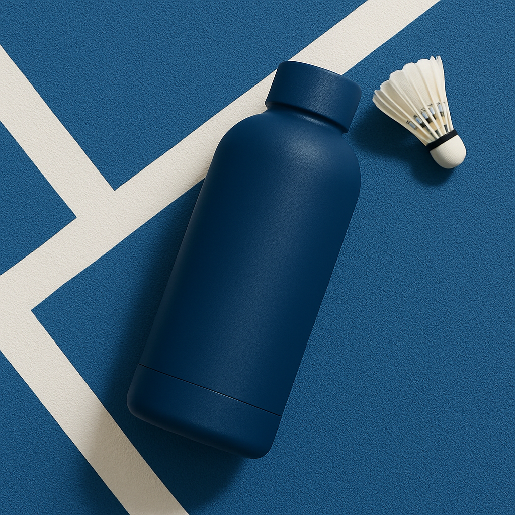 The Hydrate Go Bottle | 600ML | 12-Hour Hot & Cold | Matte Finish + Custom Engraving Midnight Blue