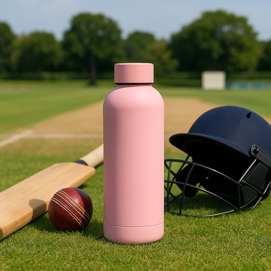 The Hydrate Go Bottle | 600ML | 12-Hour Hot & Cold | Matte Finish + Custom Engraving Pookie Pink