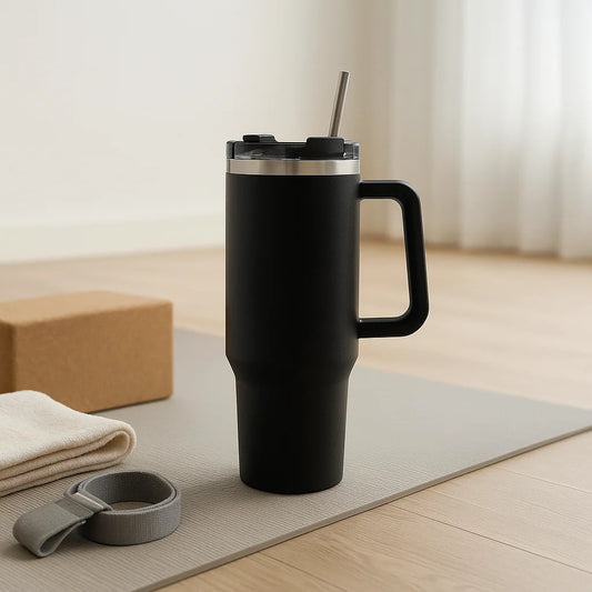 The Everyday Tumbler | 1200 ML | Insulated, Matte Finish + Custom Engraving | Free Leakproof Kit!